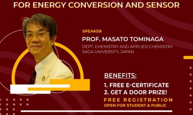 International Guest Lecture  “Electrochemical Technique for Energy Conversion and Sensor”