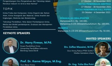 [Desember 2021] Virtual Seminar Nasional Kimia dan Pendidikan Kimia #2 | Universitas Negeri Medan