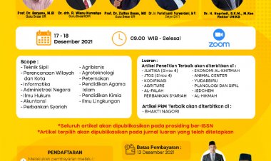 [Desember 2021] Webinar Nasional | Hasil Penelitian dan Pengabdian Masyarakat Menuju Indonesia Tangguh dan Tumbuh | Universitas Islam Kuantan Singingi