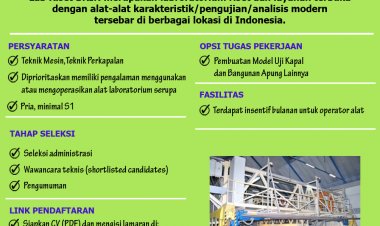[KESEMPATAN PLATINUM] Open Call Tahap #1 | Operator Alat Laboratorium BRIN | Laboratorium Hidrodinamika Surabaya