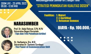 Seminar Nasional Perkumpulan Dosen Hibah Indonesia (PDHPI) 2022