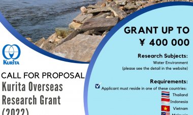 [KESEMPATAN PLATINUM] Call For Proposal | Kurita Overseas Research Grant 2022 For Indonesia
