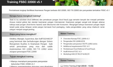 [April 2022] Training FSSC 22000 v 5.1
