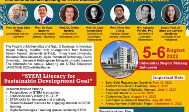 [Agustus 2022] The 5th International Annual Meeting on STEM Education 2022 | STEM LIteracy for Sustainable Development