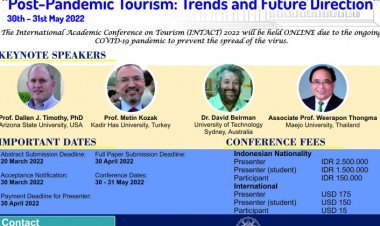 [Mei 2022] International Academic Conference on Tourism (INTACT) 2022