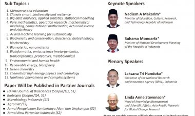 [Agustus 2022] THE 6TH INTERNATIONAL SEMINAR ON SCIENCES | SEMIRATA 2022