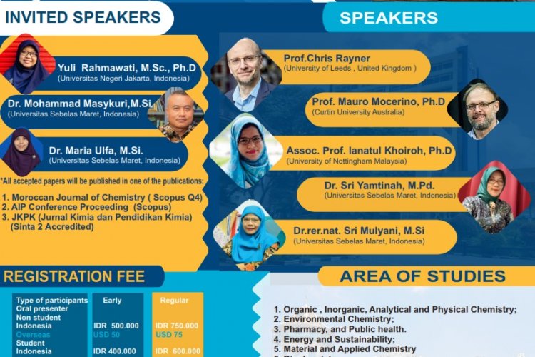 [1920 Agustus 2022] International Conference on Chemistry and