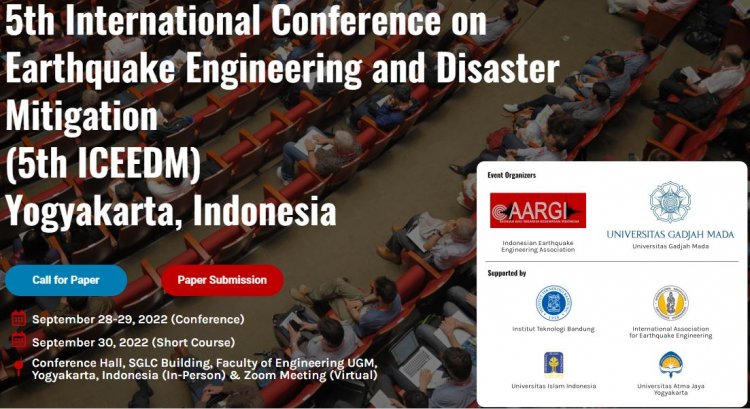 [September 2022] 5th International Conference on Earthquake Engineering and Disaster Mitigation