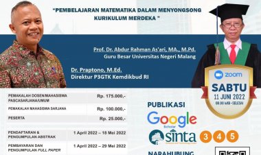 [11 Juni 2022] Seminar Nasional Pendidikan Matematika (SNPM) Ke-XIV Tahun 2022