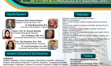 [September 2022] The Second International Conference on Communication, Language, Literature and Culture (ICCoLLiC 2022)