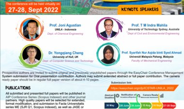 [September 2022] International Conference on Science, Technology, and Interdisciplinary Research (IC-STAR) 2022