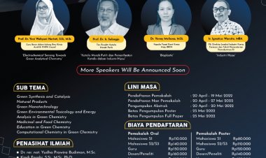 [Mei 2022] Seminar Nasional Kimia | Peranan Green Chemistry dalam Mewujudkan Pola Konsumsi dan Produksi Berkelanjutan