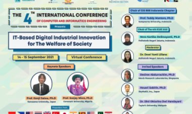 [September 2022] 5th INTERNATIONAL CONFERENCE OF COMPUTER AND INFORMATICS ENGINEERING | IC2IE 2022