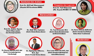 [Mei 2022] Webinar Bincang Riset Pusat Riset Bahan Baku Obat dan Obat Tradisional BRIN 2022