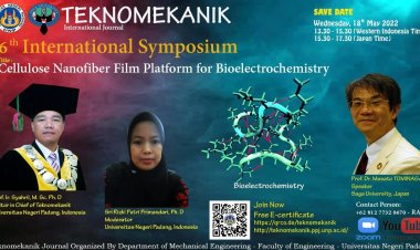 [Mei 2022] The 6th International Symposium | Cellulose Nanofiber Film Platform for Bioelectrochemistry