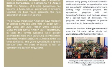 [1-6 Agustus 2022] Call for Expression of Interest | The 8th Indonesian - American Kavli Frontiers Of Science Symposium