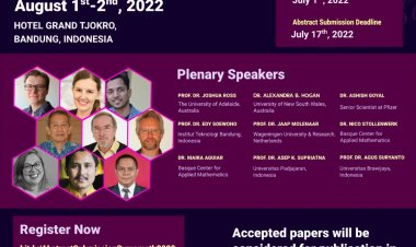 [31 Juli & 1-2 Agustus 2022] The 9th Symposium on Biomathematics (SYMOMATH) 2022