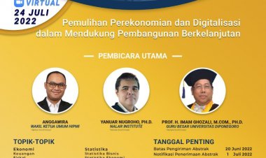 [24 Juli 2022] 1st SIMPOSIUM NASIONAL EKONOMI DAN STATISTIK (SNES) 2022