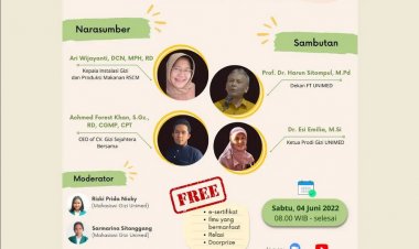 [4 Juni 2022] Peran Ahli Gizi Dalam Pencapaian Mutu Pelayanan Gizi Di Rumah Sakit Dan Industri Usaha Gizi