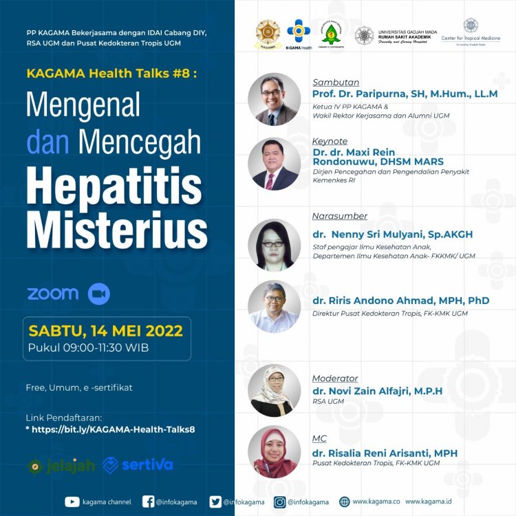 [Mei 2022] KAGAMA Health Talks #8 | Mengenal dan Mencegah Hepatitis Misterius