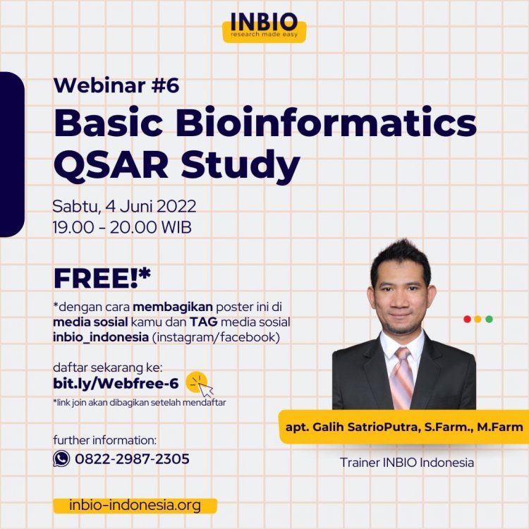 [4 Juni 2022] Basic Bioinformatics QSAR Study
