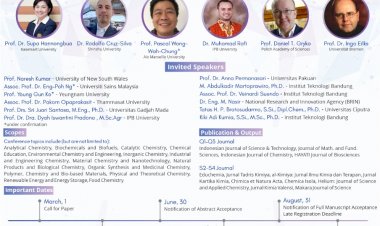 [6-7 September 2022] The Joint Conference on Research in Chemistry and Chemical Education