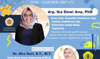 [14 Juni 2022] Rekayasa Jaringan dan Terapi Generatif Berbasis Senyawa Kalsium Fosfat