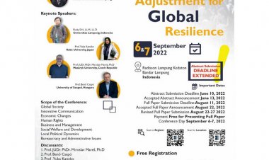 [6-7 September 2022] the 3rd Universitas Lampung International Conference on Social Science (3rd ULICoSS 2022)