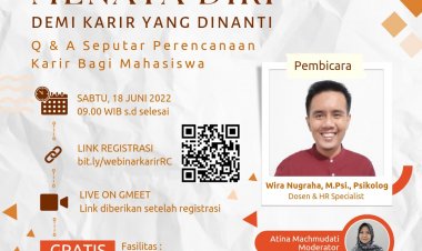 [18 Jun 2022] Webinar Psikologi: Menata Diri Demi Masa Depan yang Dinanti