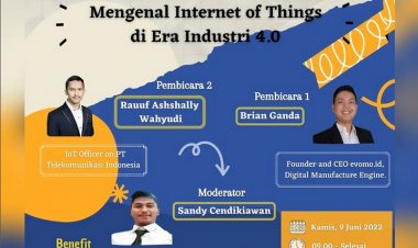 [9 Juni 2022] Seminar Nasional Mengenal Internet of Things di Era Industri 4.0 Gratis