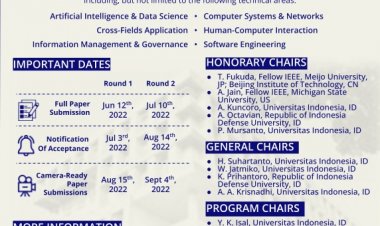 [1-3 Oktober 2022] The 2022 International Conference on Advanced Computer Science and Information Systems (ICACSIS)