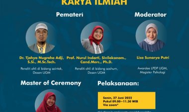 [27 Juni 2022] Metode Penelitian, Kiat-Kiat Penulisan dan Publikasi Karya Ilmiah