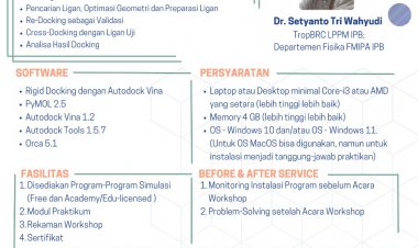 [24-25 Juni 2022] Workshop Docking Molekul Tingkat Dasar Batch 2