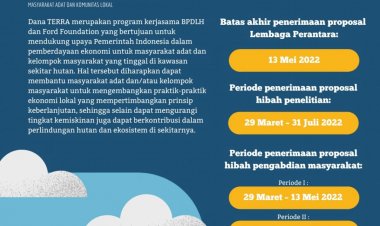 [Sebelum 11 Nov 2022] CALL FOR PROPOSAL DANA TERRA KEGIATAN PENGABDIAN PADA MASYARAKAT