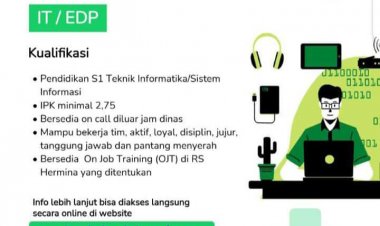 [Sebelum Juli 2022] Lowongan Analis Kesehatan | Administrasi Rawat Inap | RS HERMINA