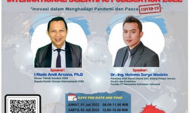 [1&2 Juli 2022] Academic Writing Training For International Scientific Publication 2022