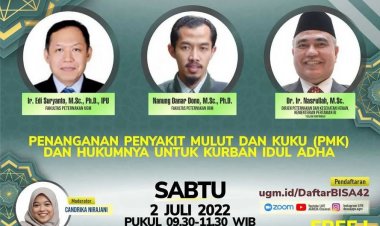 [2 Juli 2022] PENANGANAN PENYAKIT MULUT DAN KUKU (PMK) DAN HUKUMNYA UNTUK KURBAN IDUL ADHA