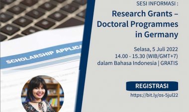 [5 Juli 2022] Research Grants – Doctoral Programme in Germany