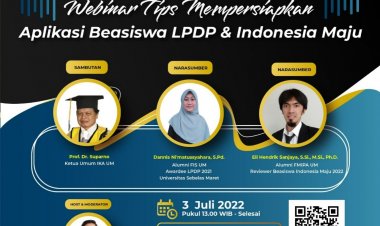 [3 Juli 2022] Tips Mempersiapkan Aplikasi Beasiswa LPDP dan Indonesia Maju
