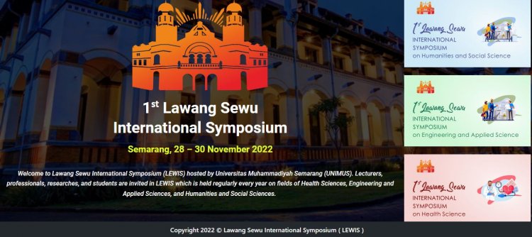[28-30 Nov 2022] 1st Lawang Sewu International Symposium (LEWIS) 2022