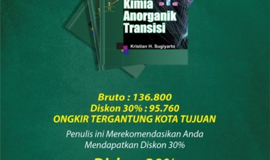 Buku Dasar-Dasar Kimia Anorganik Transisi  | Penulis: Prof. Kristian Handoyo Sugiyarto, Ph.D | Penerbit Graha Ilmu
