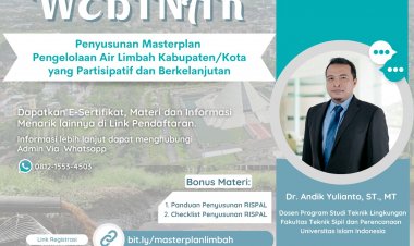 [16 Juli 2022] Webinar Penyusunan Masterplan Pengelolaan Air Limbah