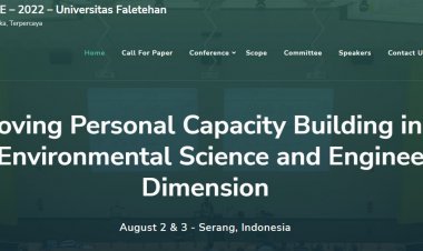 [2-3 Agust 2022] 1st International Conference on Environmental and Science (ICESE) 2022