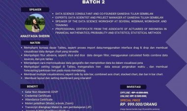 [16-17 Juli 2022] Certified Data Visualization Professional