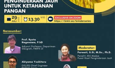 [29 Juli 2022] Penginderaan Jauh untuk Ketahanan Pangan