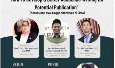 [29 Agutus 2022] How to Develop a Better Academic Writing for Potential Publication Gratis