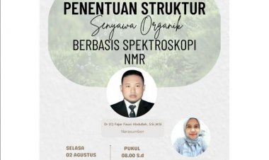[2 Agustus 2022] Penentuan Struktur Senyawa Organik Berbasis Spektroskopi NMR Gratis