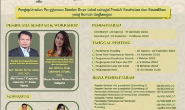 [29 Oktober 2022] WORKSHOP DAN SEMINAR NASIONAL FARMASI 2022