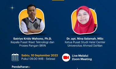 PSMTK Talks #8 : Pengolahan Produk Pangan dan Sistem Sertifikasi Halal