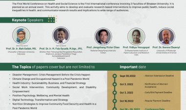 [28-29 Oct 2022] The 1st World Conference on Health and Social Sciences (WCHSS 2022)